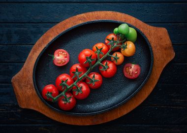 Colorful tomatoes