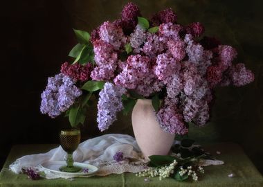 Violet lilacs