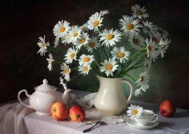 Daisies and apples