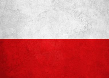 Flag of Poland on Wall