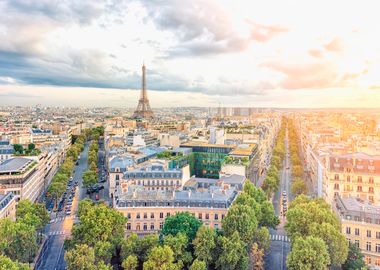 Sweet Light Over Paris