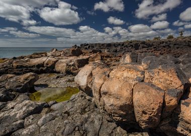 Spain, rocky coast, ocean