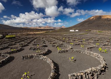 Spain landscape, volcano