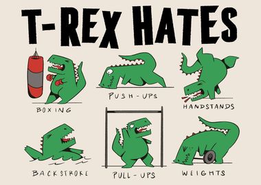 Trex gym hater