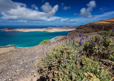 Spain landscape, volcano