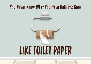 Funny Toilet Paper Gone