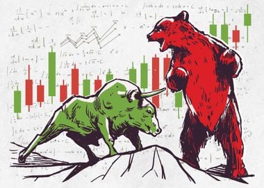 Stock market bear bull 