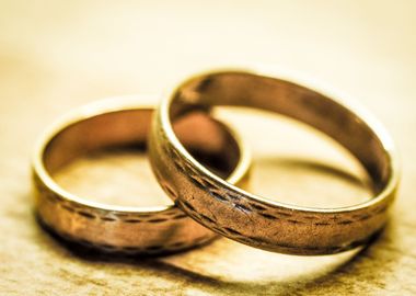 Vintage wedding rings 