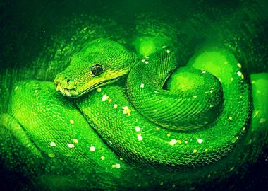 Green Boa Constrictor