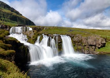 Waterfall in Iceland