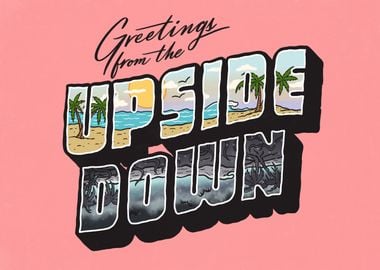 Upside Down Postcard