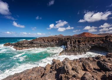 Spain, rocky coast, ocean