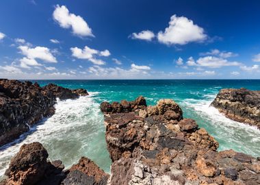 Spain, rocky coast, ocean