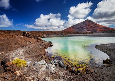 Spain lake,view Lanzarote