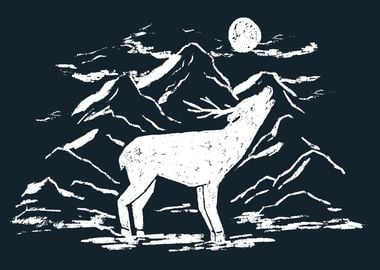 Howling deer