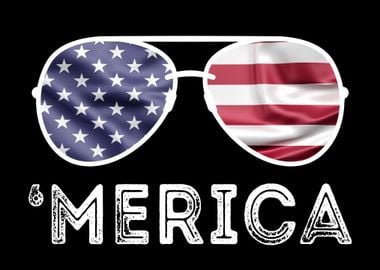 Sunglasses American Flag