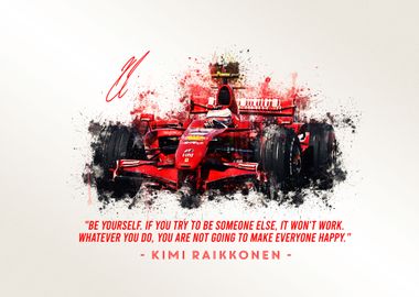 Kimi Raikkonen 2007 Car