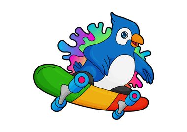 Parrot Skateboard Sports