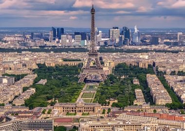 Paris City Skyline France