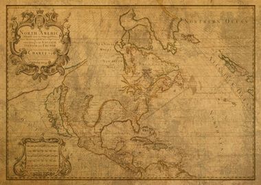 North America Map 1782