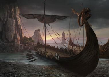 Beached Longship