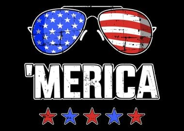 Merica sunglasses with USA