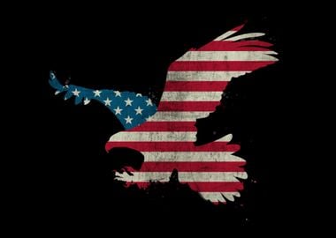 Eagle US Flag 4th of July