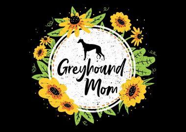 Sunflower Greyhound Mom