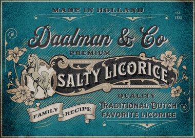 Vintage Dutch Licorice