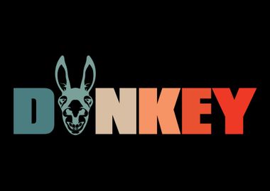 Retro Vintage Donkey