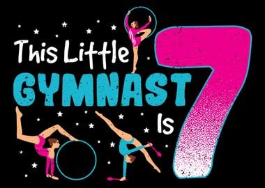 This Little Gymnast Is 7