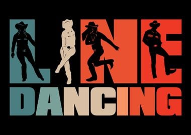 Retro Line Dancing Vintage