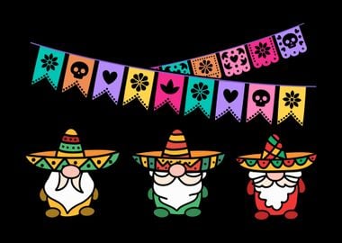 Gnomes Cinco De Mayo