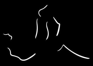 Erotic Line Art Minimal