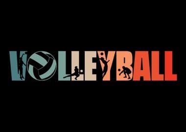 Retro Vintage Volleyball