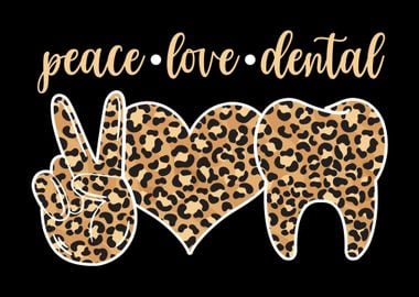 Dentist Leopard Love Tooth