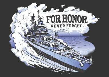 Cool honor ship Poster