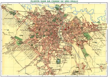 Sao Paulo flat map