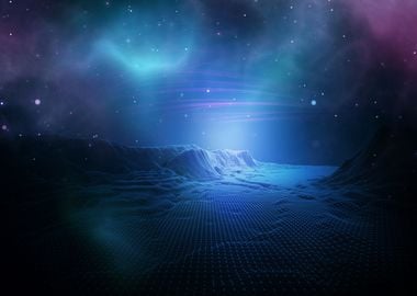 3d abstract space