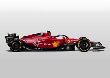 Ferrari F1 75 2022 racing