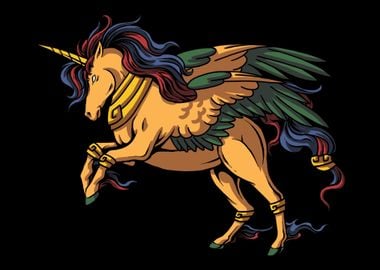 Quetzalcoatl Unicorn Aztec