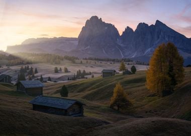 First Light At Alpe Suisi 