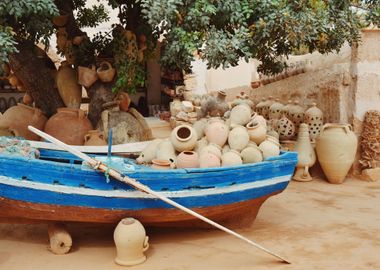 Boat in Pottery workshop