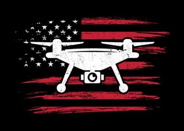 American Flag Drone Pilot