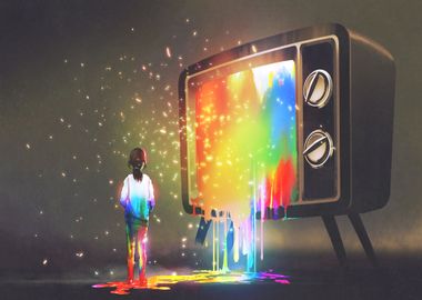 liquid television color