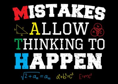 Mistakes Allow Thinking To