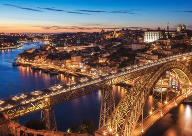 Portugal Porto Blue Hour