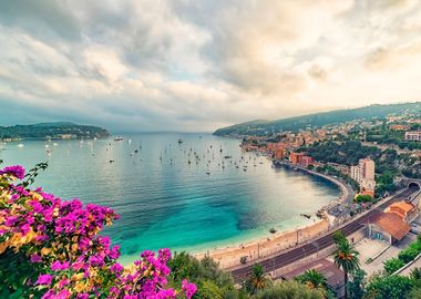 Villefranche At Sunset