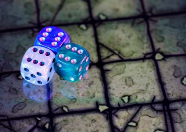 Dice for boardgame and rpg