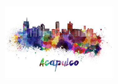 Acapulco skyline 